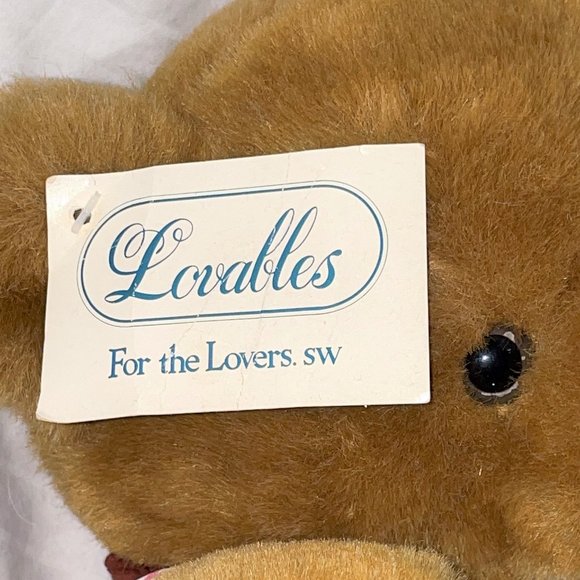 NWT VTG 70's SAM WOO Loveables HANDMADE Teddy Bear - Picture 8 of 8